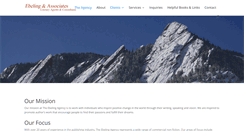 Desktop Screenshot of ebelingagency.com